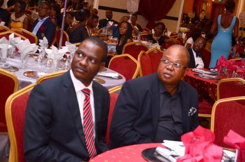 Taiwo Oyedele with colleagues