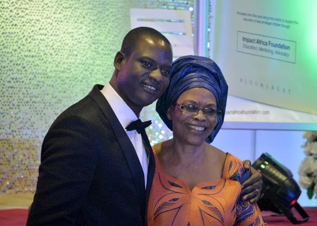 Taiwo Oyedele with colleagues