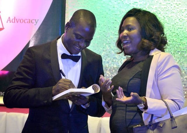 Taiwo Oyedele with colleagues